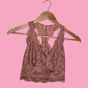 Pink Lace Bralett